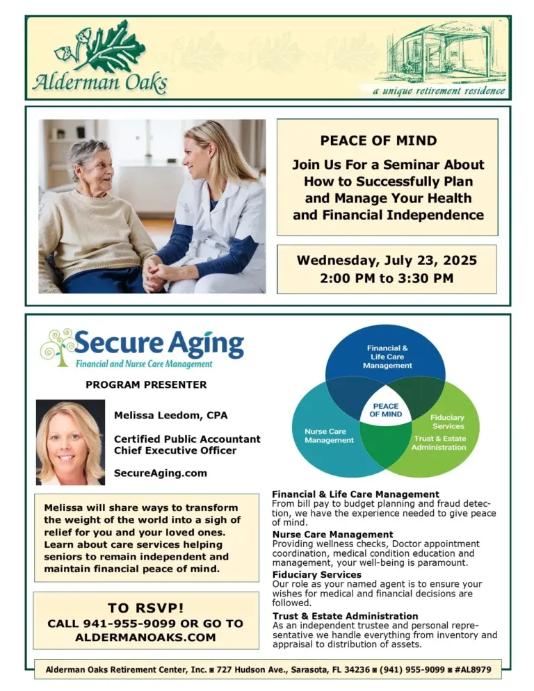 Alderman_Oaks_Image_48 Seminar About How to Successfully Plan and Manage Your Health and Financial Independence